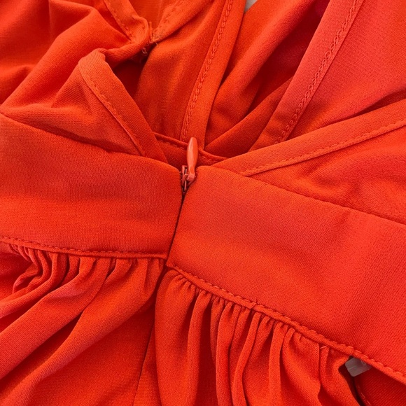 House of CB Ischia Orange cutout goddess maxi dress - Picture 11 of 13